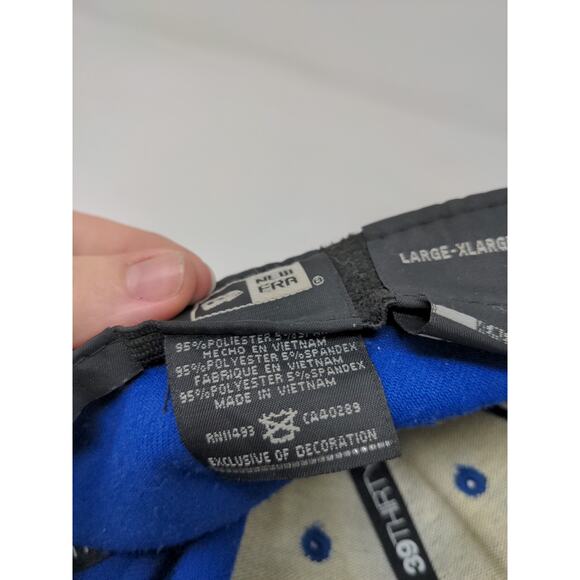 New Era 39Thirty Chicago Cubs MLB Post Season 2016 Fitted Hat Size L/XL Blue - Picture 15 of 15